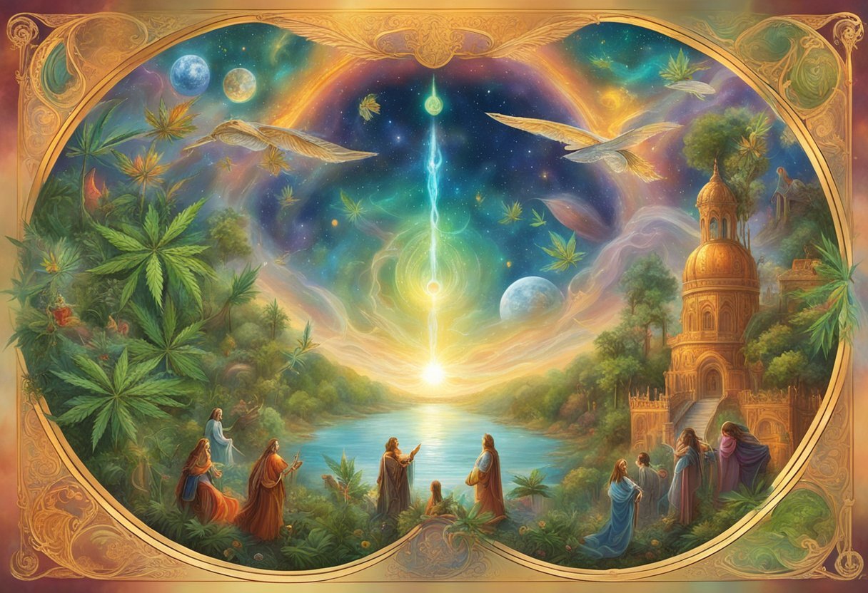 A timeline of global cannabis legislation, with key events and legal changes depicted visually